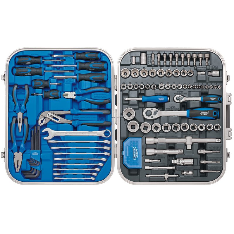 Mechanic Toolbox. Set Of Tools In Workshop. Set Of Tools For Car Repair In  Box, Top View. Lots Of Tools Arranged In A Toll Box. Stock Photo, Picture  and Royalty Free Image.
