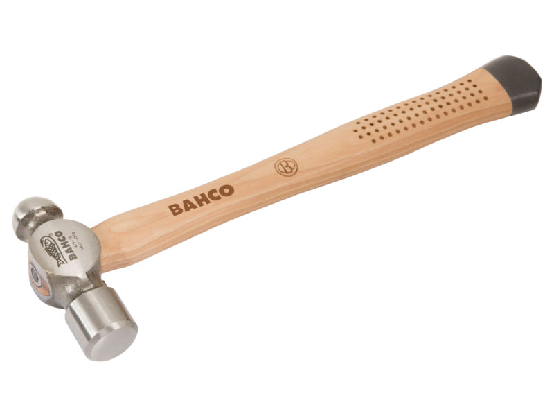 BAHCO 479-32 - Ball Pein Hammer with Hickory Handle 900 g - Red