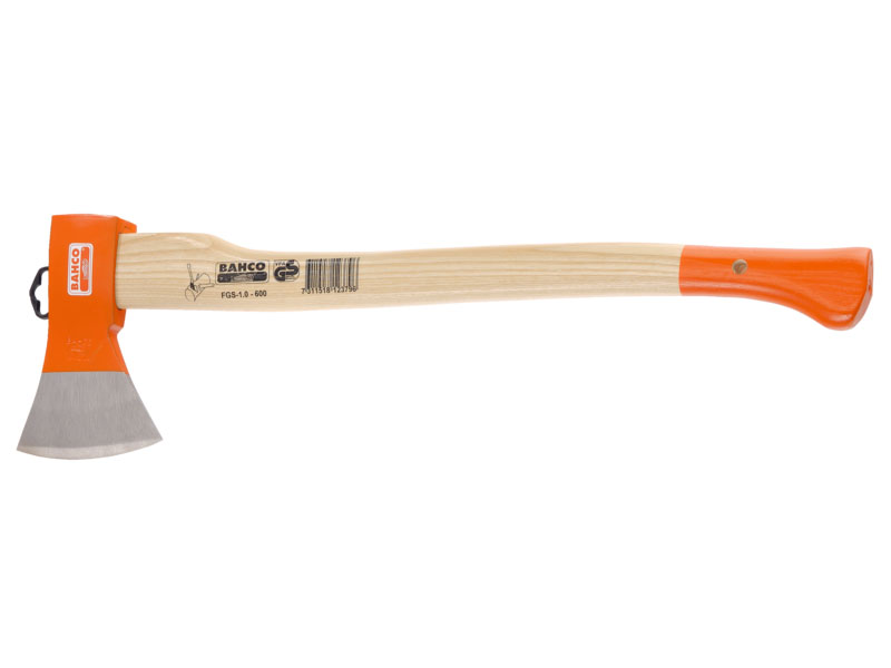 Camping Axes with Curved Ash Wood Handle and Yankee Pattern 380 mm-500 mm, BAHCO