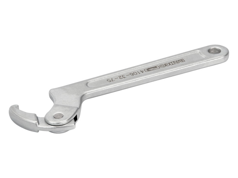 Plug hook type wrench, 136 mm, Opening 30–32 mm, DIN 1810, Form B