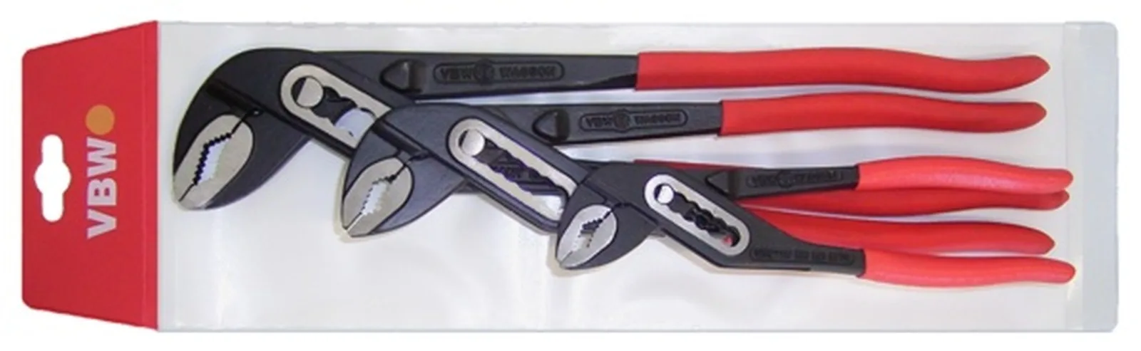 VBW - 87966164 - Water pump pliers set 3 pcs. - Red Box Tools