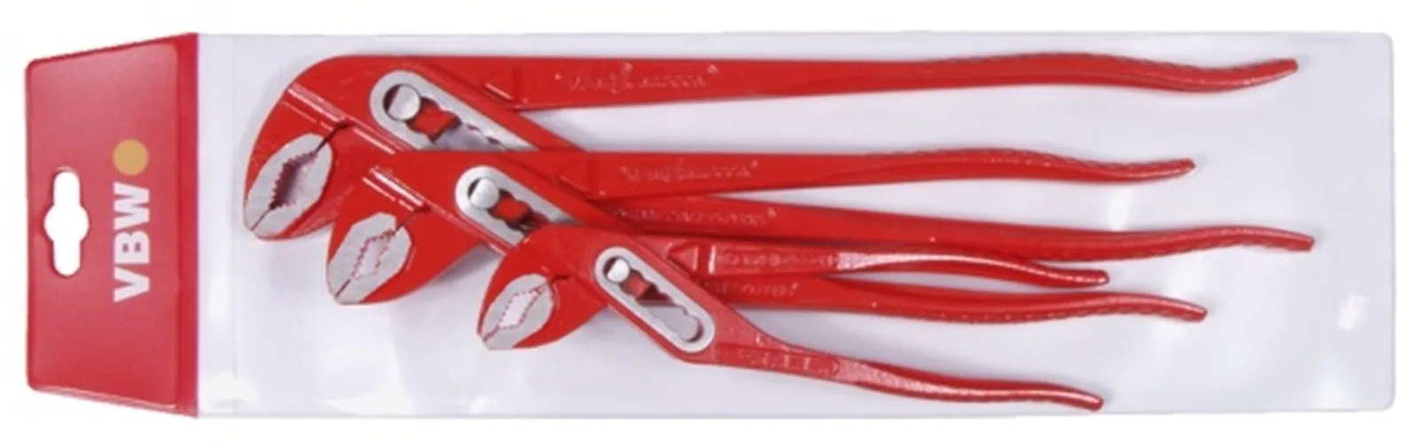 VBW - 87966021 - Water pump pliers set 3 pcs. - Red Box Tools