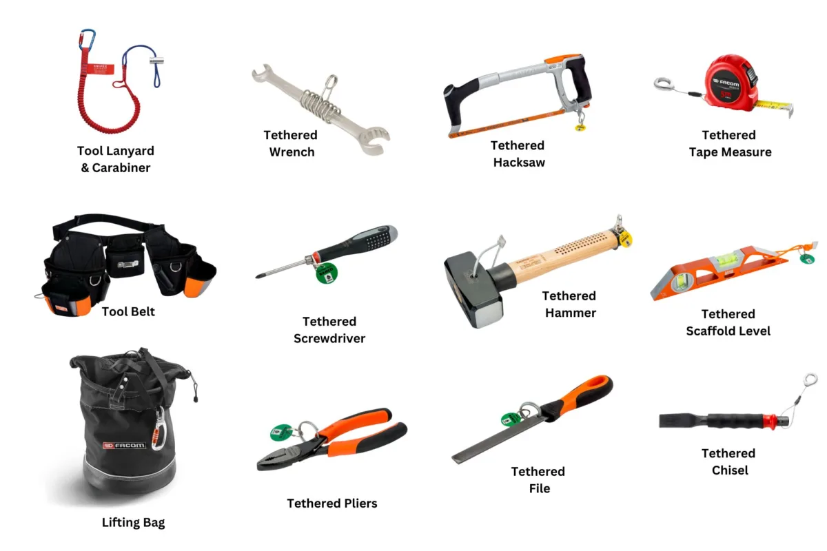 Tethered Tools You Need for Working at Heights - Red Box Tools